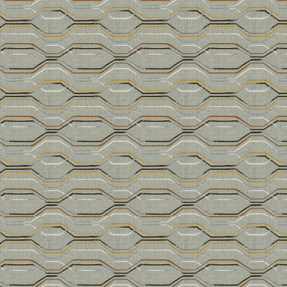 Linville 8003 Flint by ABBEYSHEA Designer Fabric 96% Polyester, 4% Linen China 29,000 Double Rubs (Wyzenbeek) </p><p>Repeat: Horizontal: 6.8" (17.3 cm) Up the Roll and Vertical: 6.8" (17.3 cm) Across the Roll 56" (142 cm) - Swanky Fabrics -