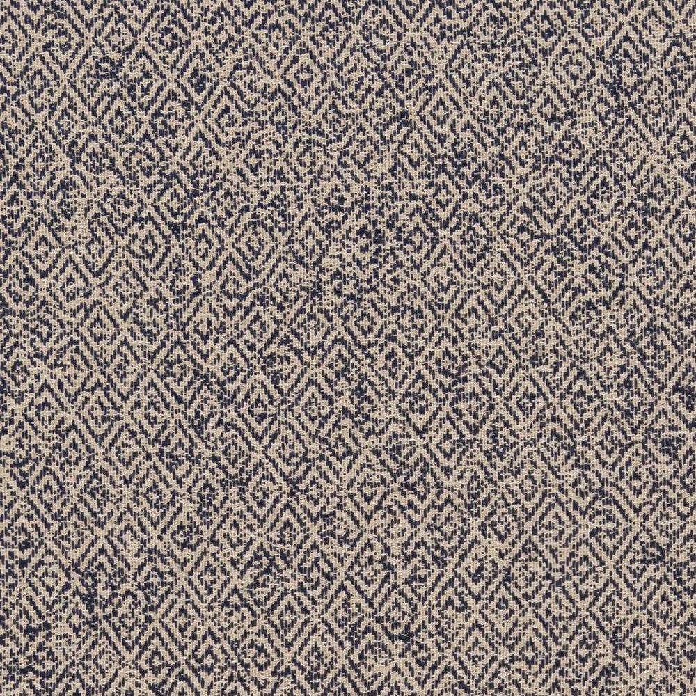 CB700-381 by Charlotte Designer Fabric Shades of Indigo 100% Woven Polyester China Exceeds 160,000 Wyzenbeek Rubs (Heavy Duty) Horizontal 2.5" x Vertical 3.75" 54 Inches - Swanky Fabrics -
