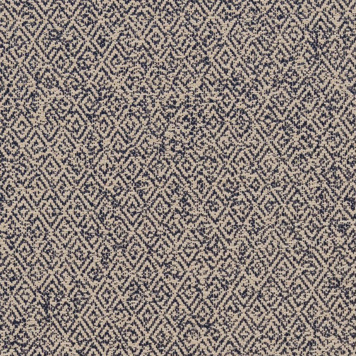 CB700-381 by Charlotte Designer Fabric Shades of Indigo 100% Woven Polyester China Exceeds 160,000 Wyzenbeek Rubs (Heavy Duty) Horizontal 2.5" x Vertical 3.75" 54 Inches - Swanky Fabrics -