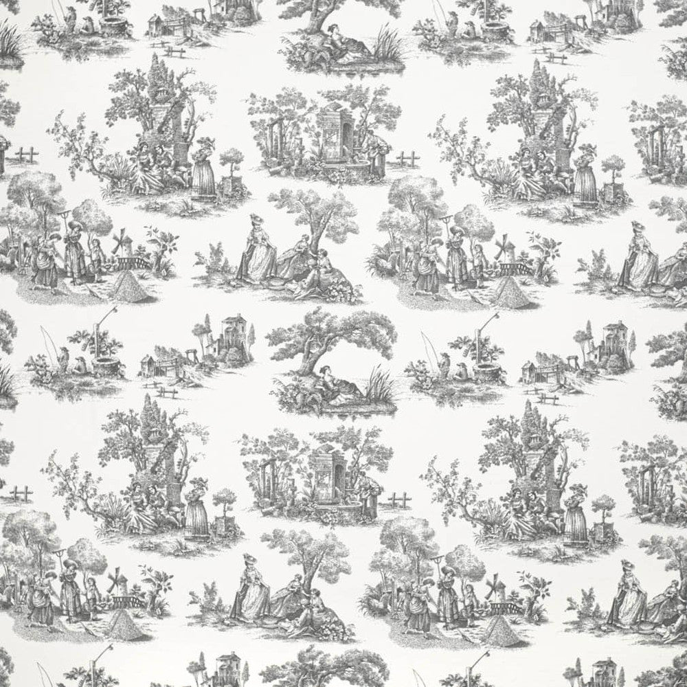 CB700-564 by Charlotte Designer Fabric Shades of Onyx 100% Cotton Spain Exceeds 80,000 Wyzenbeek Rubs (Heavy Duty) Horizontal 18" x Vertical 16" 54 Inches - Swanky Fabrics -
