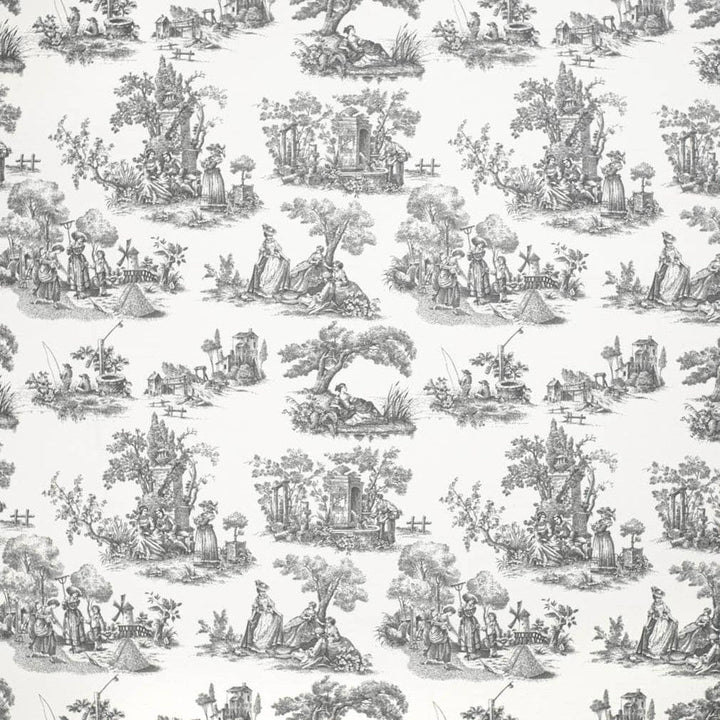 CB700-564 by Charlotte Designer Fabric Shades of Onyx 100% Cotton Spain Exceeds 80,000 Wyzenbeek Rubs (Heavy Duty) Horizontal 18" x Vertical 16" 54 Inches - Swanky Fabrics -
