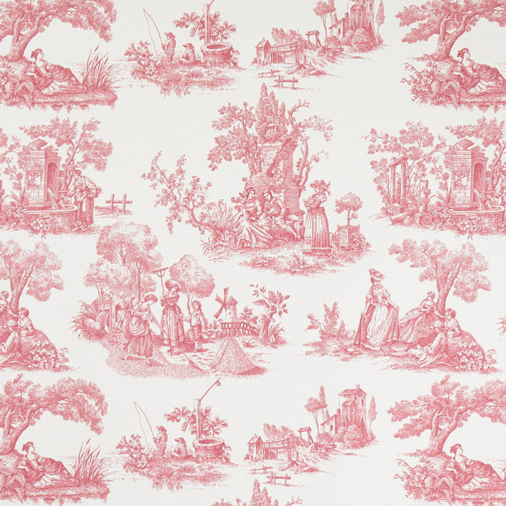 CB700-604 by Charlotte Designer Fabric Shades of Wild Rose 100% Cotton Spain Exceeds 80,000 Wyzenbeek Rubs (Heavy Duty) Horizontal 18" x Vertical 16" 54 Inches - Swanky Fabrics -