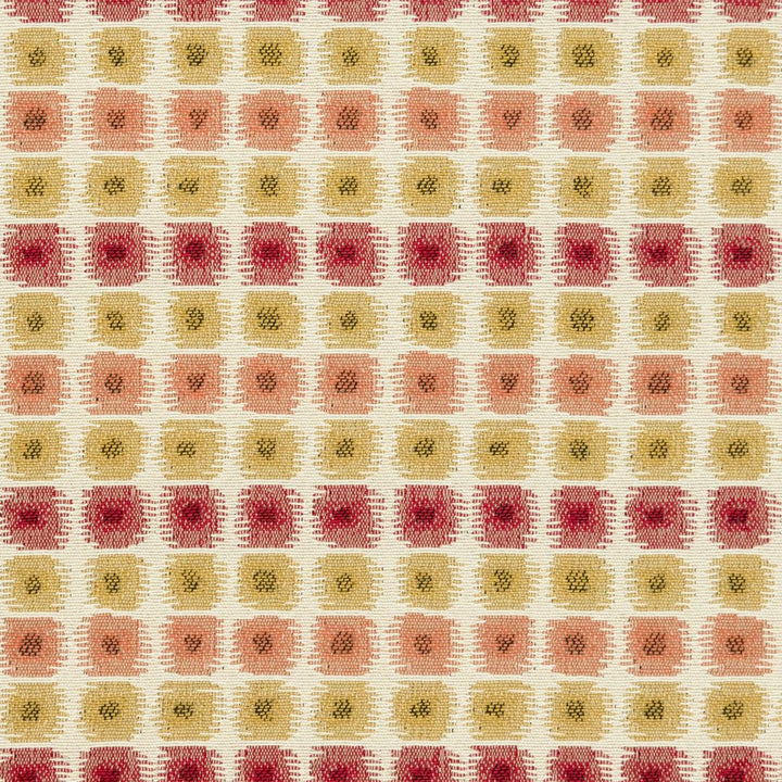 CB800-109 by Charlotte Designer Fabric Shades of Coral 41% Cotton, 34% Polyester, 25% Olefin Made In USA Exceeds 66,000 Wyzenbeek Rubs (Heavy Duty) Horizontal: 2" x Vertical: 1" 54 Inches - Swanky Fabrics -