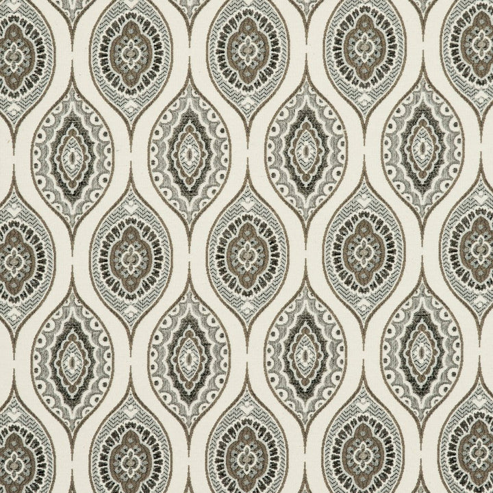 CB800-121 by Charlotte Designer Fabric Black & White 36% Polyester, 32% Acrylic, 32% Cotton Spain Exceeds 30,000 Wyzenbeek Rubs (Heavy Duty) Horizontal: 3.25" x Vertical: 6" 54 Inches - Swanky Fabrics -