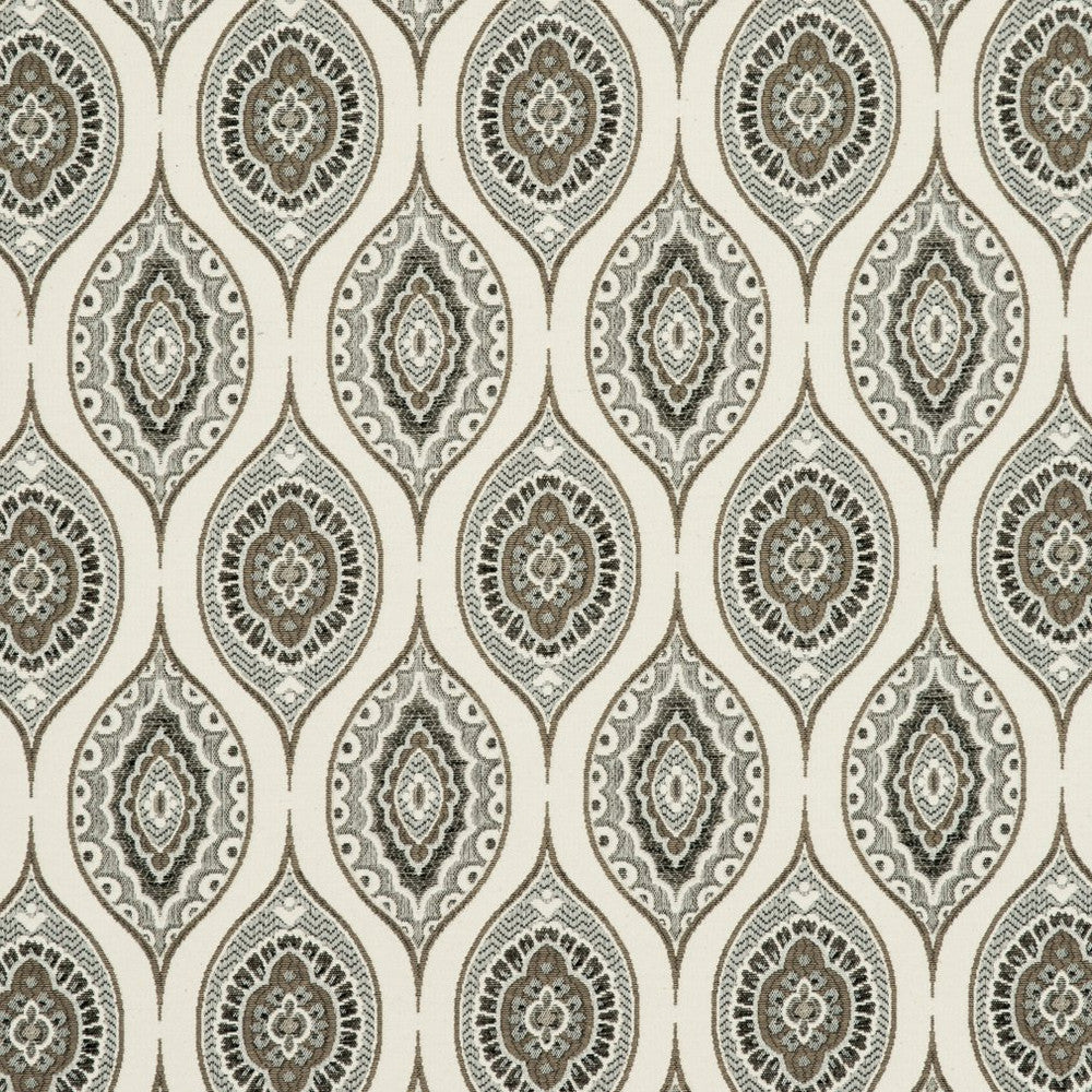 CB800-121 by Charlotte Designer Fabric Black & White 36% Polyester, 32% Acrylic, 32% Cotton Spain Exceeds 30,000 Wyzenbeek Rubs (Heavy Duty) </p><p>Repeat: Horizontal: 3.25" x Vertical: 6" 54 Inches - Swanky Fabrics -