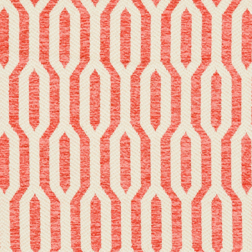 CB800-126 by Charlotte Designer Fabric Shades of Coral 100% Woven Polyester Asia Exceeds 120,000 Wyzenbeek Rubs (Heavy Duty) </p><p>Repeat: Horizontal: 2.25" x Vertical: 5" 54 Inches - Swanky Fabrics -