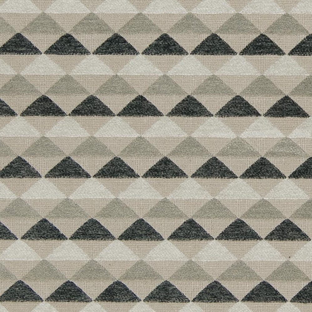 CB800-137 by Charlotte Designer Fabric Shades of Graphite 82% Polyester, 13% Cotton, 5% Acrylic Spain Exceeds 60,000 Wyzenbeek Rubs (Heavy Duty) Horizontal 1.5" x Vertical 4" 54 Inches - Swanky Fabrics -