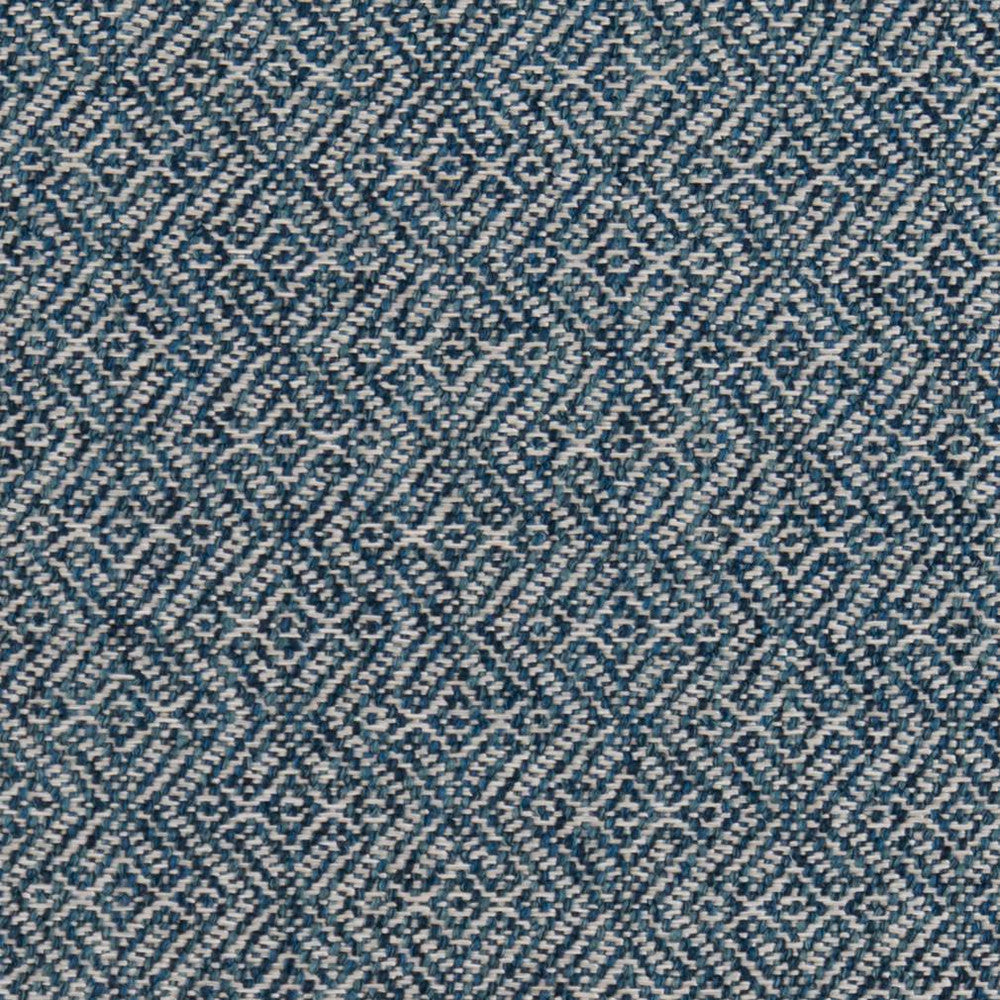 CB800-196 by Charlotte Designer Fabric Shades of Indigo 97% Olefin, 3% Polyester Made In USA Exceeds 60,000 Wyzenbeek Rubs (Heavy Duty) </p><p>Repeat: Horizontal: 3.5" X Vertical: 2" 54 Inches - Swanky Fabrics -