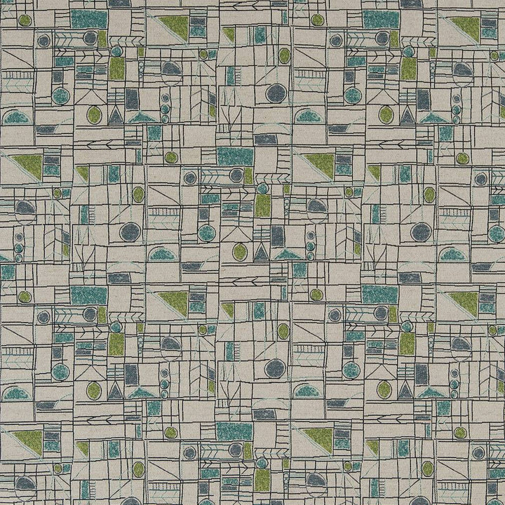 CB800-247 by Charlotte Designer Fabric Blue, Green and Teal 85% Polyester, 10% Viscose, 5% Linen Asia Exceeds 100,000 Wyzenbeek Rubs (Heavy Duty) </p><p>Repeat: Horizontal: 14" x Vertical: 13.5" 54 Inches - Swanky Fabrics -