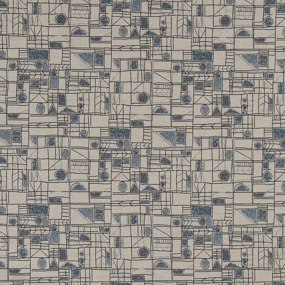 CB800-249 by Charlotte Designer Fabric Blue, Green and Teal 85% Polyester, 10% Viscose, 5% Linen Asia Exceeds 100,000 Wyzenbeek Rubs (Heavy Duty) </p><p>Repeat: Horizontal: 14" x Vertical: 13.5" 54 Inches - Swanky Fabrics -