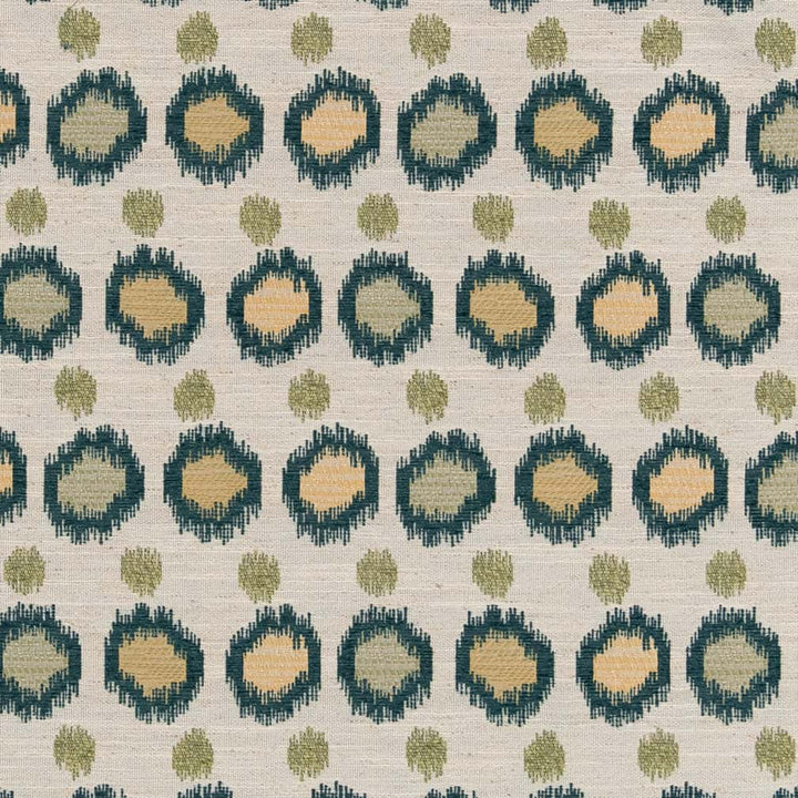 CB800-368 by Charlotte Designer Fabric Shades of Emerald 96% Polyester, 4% Linen Asia Exceeds 128,000 Wyzenbeek Rubs </p><p>Repeat: Horizontal 7" x Vertical 7" 54 Inches - Swanky Fabrics -