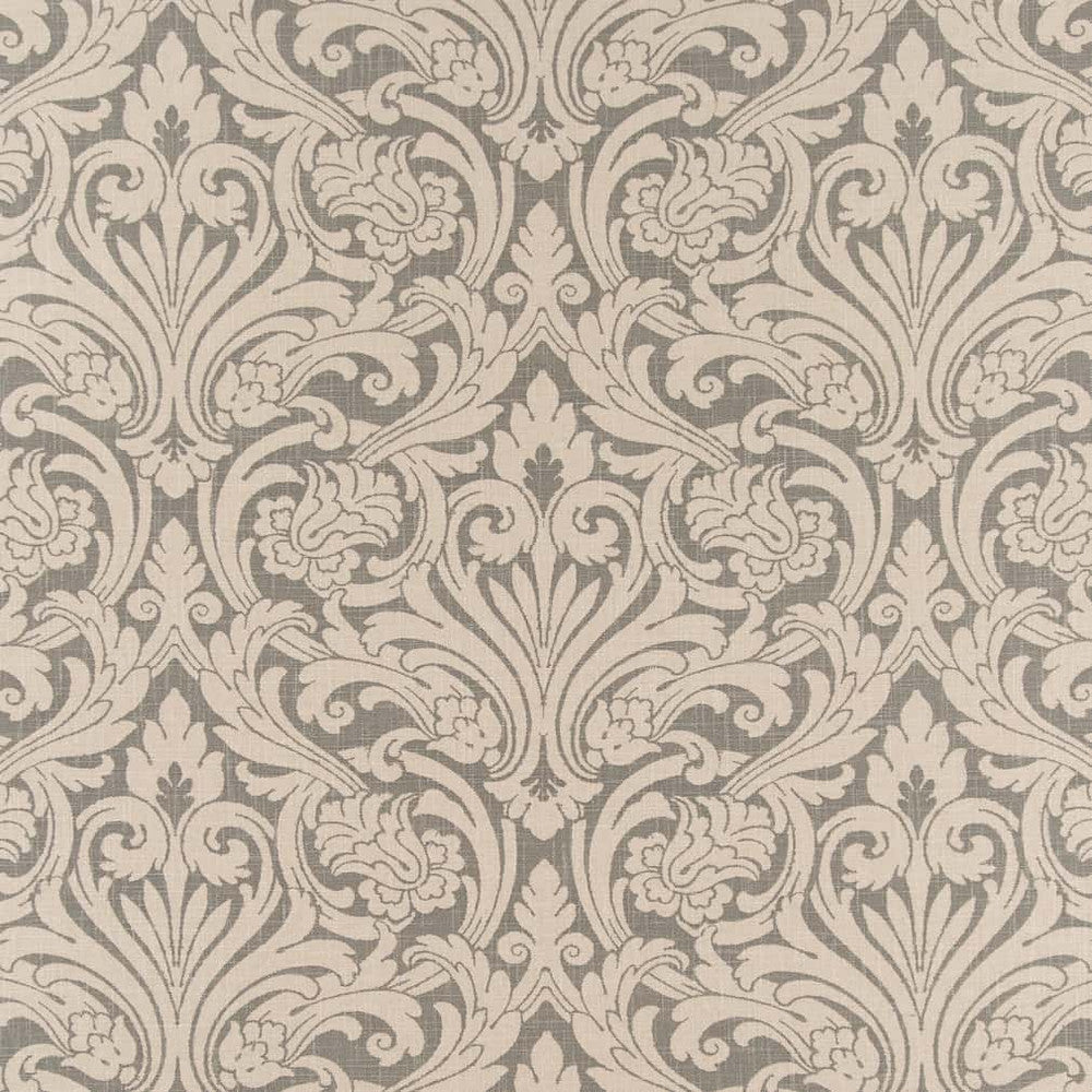 CB800-393 by Charlotte Designer Fabric Shades of Urban Grey 51% Viscose, 27% Polyester, 22% Linen Asia Exceeds 30,000 Wyzenbeek Rubs </p><p>Repeat: Horizontal 27" x Vertical 24.5" 54 Inches - Swanky Fabrics -