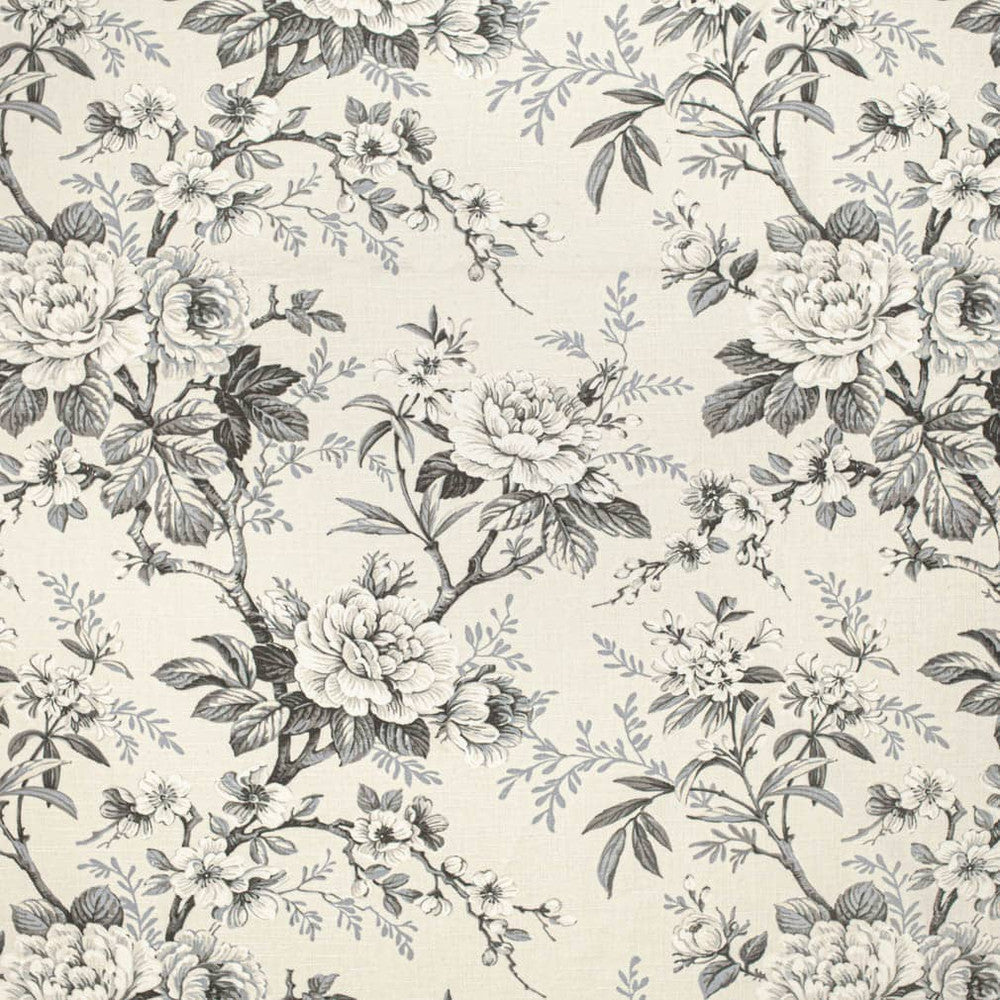 CB800-408 by Charlotte Designer Fabric Shades of Onyx 55% Linen, 45% Rayon Asia Exceeds 30,000 Wyzenbeek Rubs (Heavy Duty) Horizontal 27.25" x Vertical 24" 54 Inches - Swanky Fabrics -