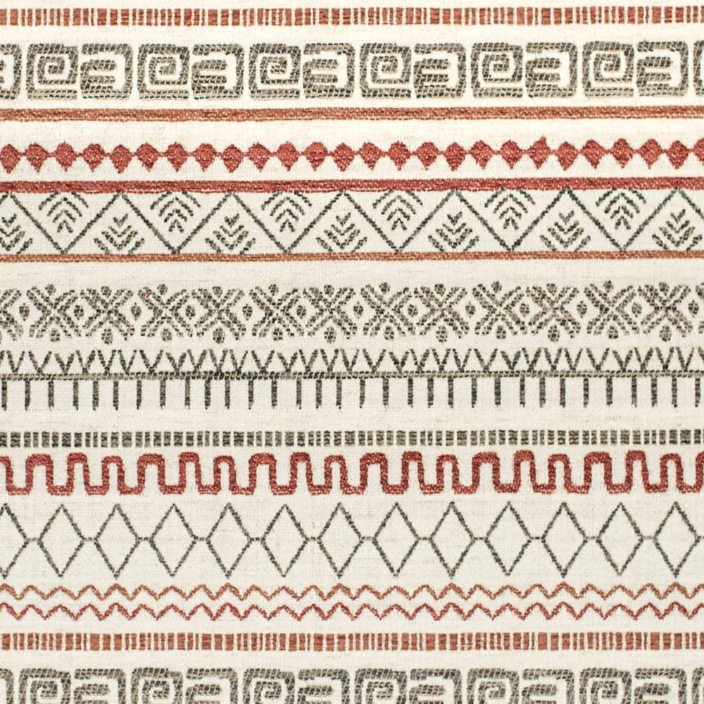 CB800-420 by Charlotte Designer Fabric Shades of Redwood 99% Polyester, 1% Linen Asia Exceeds 106,000 Wyzenbeek Rubs (Heavy Duty) Horizontal 2.25" x Vertical 13" 54 Inches - Swanky Fabrics -