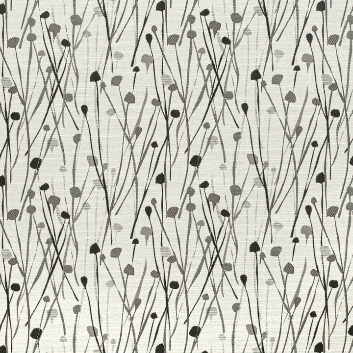 CB800-423 by Charlotte Designer Fabric Shades of Onyx 100% Polyester Asia Exceeds 114,000 Wyzenbeek Rubs (Heavy Duty) Horizontal 9.5" x Vertical 10" 54 Inches - Swanky Fabrics -