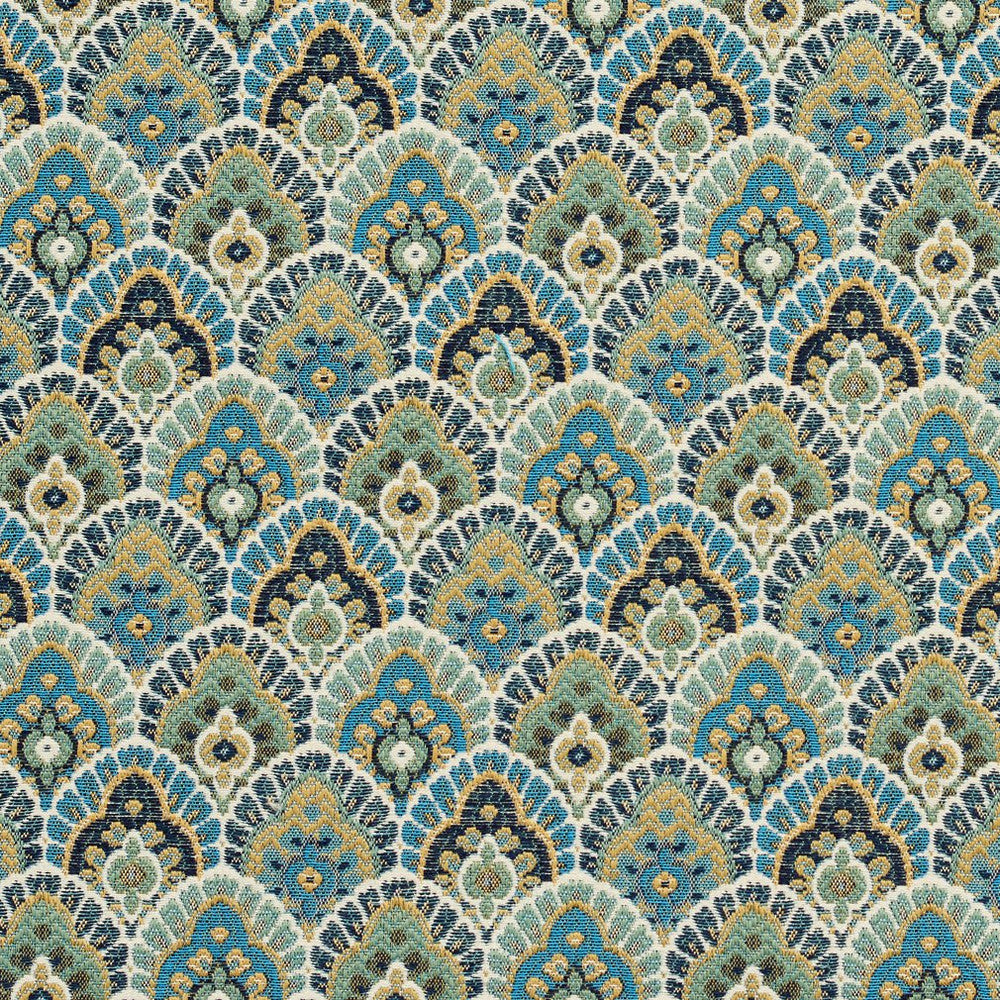 CB800-77 by Charlotte Designer Fabric Shades of Teal 36% Polyester, 32% Acrylic, 32% Cotton Spain Exceeds 24,000 Wyzenbeek Rubs (Heavy Duty) </p><p>Repeat: 54 Inches - Swanky Fabrics -