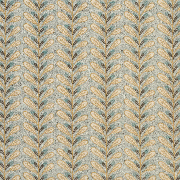 CB800-86 by Charlotte Designer Fabric Shades of Teal 100% Woven Polyester Asia Exceeds 90,000 Wyzenbeek Rubs (Heavy Duty) Horizontal: 5.75" x Vertical: 2" 54 Inches - Swanky Fabrics -