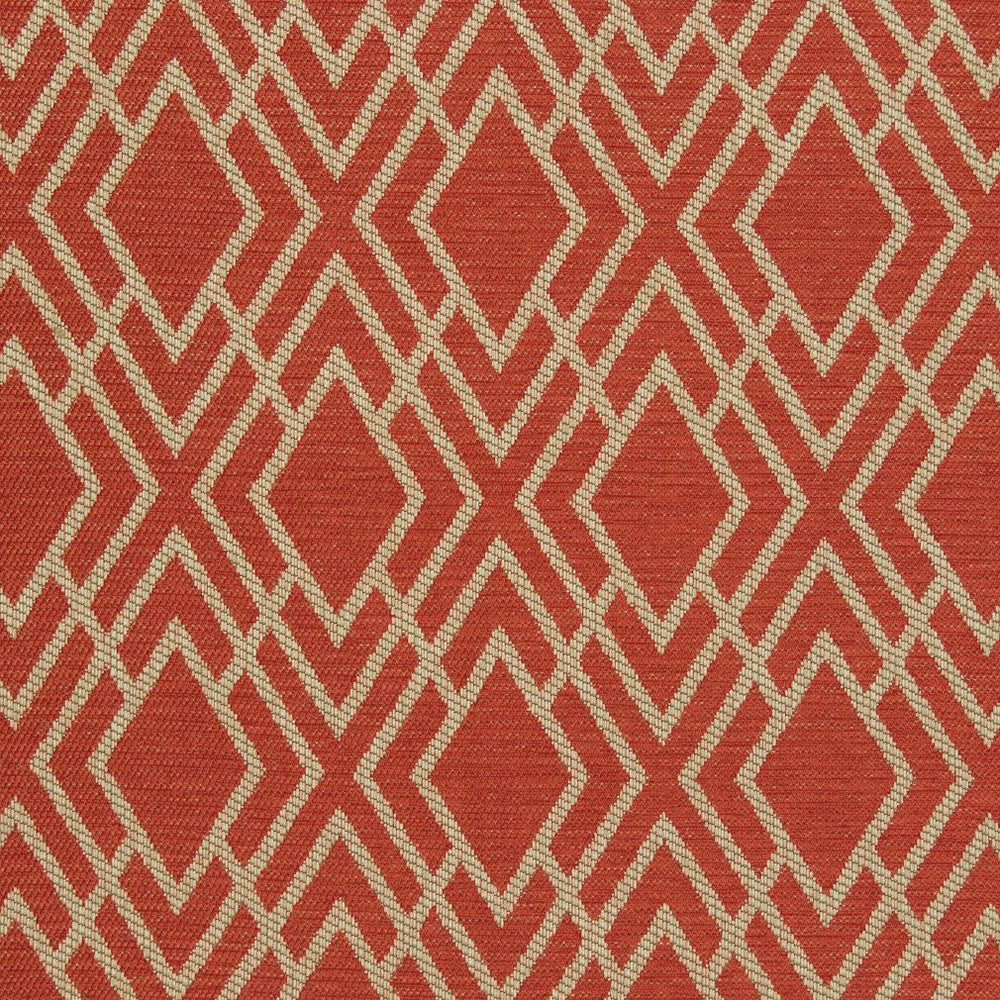 CB800-93 by Charlotte Designer Fabric Shades of Coral 100% Woven Polyester Asia Exceeds 110,000 Wyzenbeek Rubs (Heavy Duty) Horizontal: 5" x Vertical: 8" 54 Inches - Swanky Fabrics -