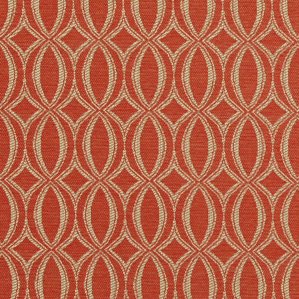 CB800-94 by Charlotte Designer Fabric Shades of Coral 100% Woven Polyester Asia Exceeds 160,000 Wyzenbeek Rubs (Heavy Duty) Horizontal: 2.5" x Vertical: 3.5" 54 Inches - Swanky Fabrics -