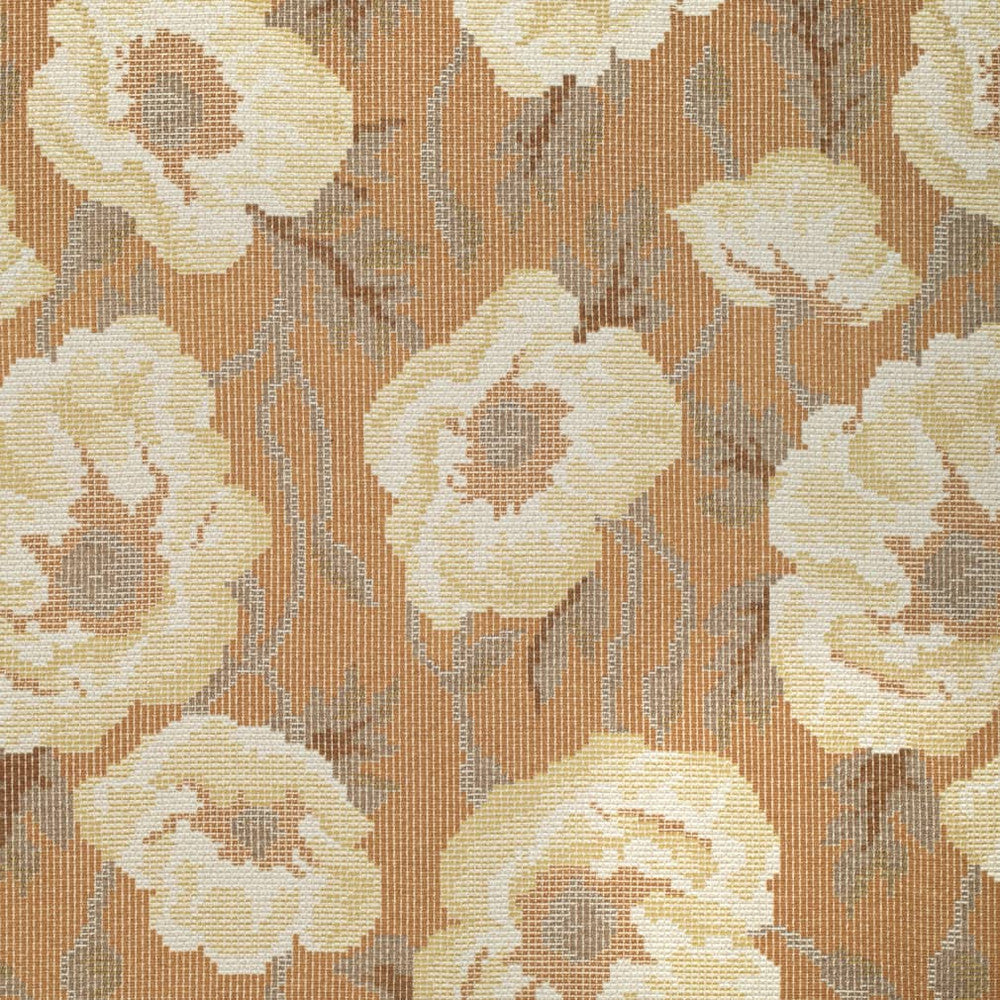 CB900-143 by Charlotte Designer Fabric Shades of Honey 100% Polyester Turkey Exceeds 42,000 Wyzenbeek Rubs (Heavy Duty) Horizontal 27" x Vertical 35" 54 Inches - Swanky Fabrics -