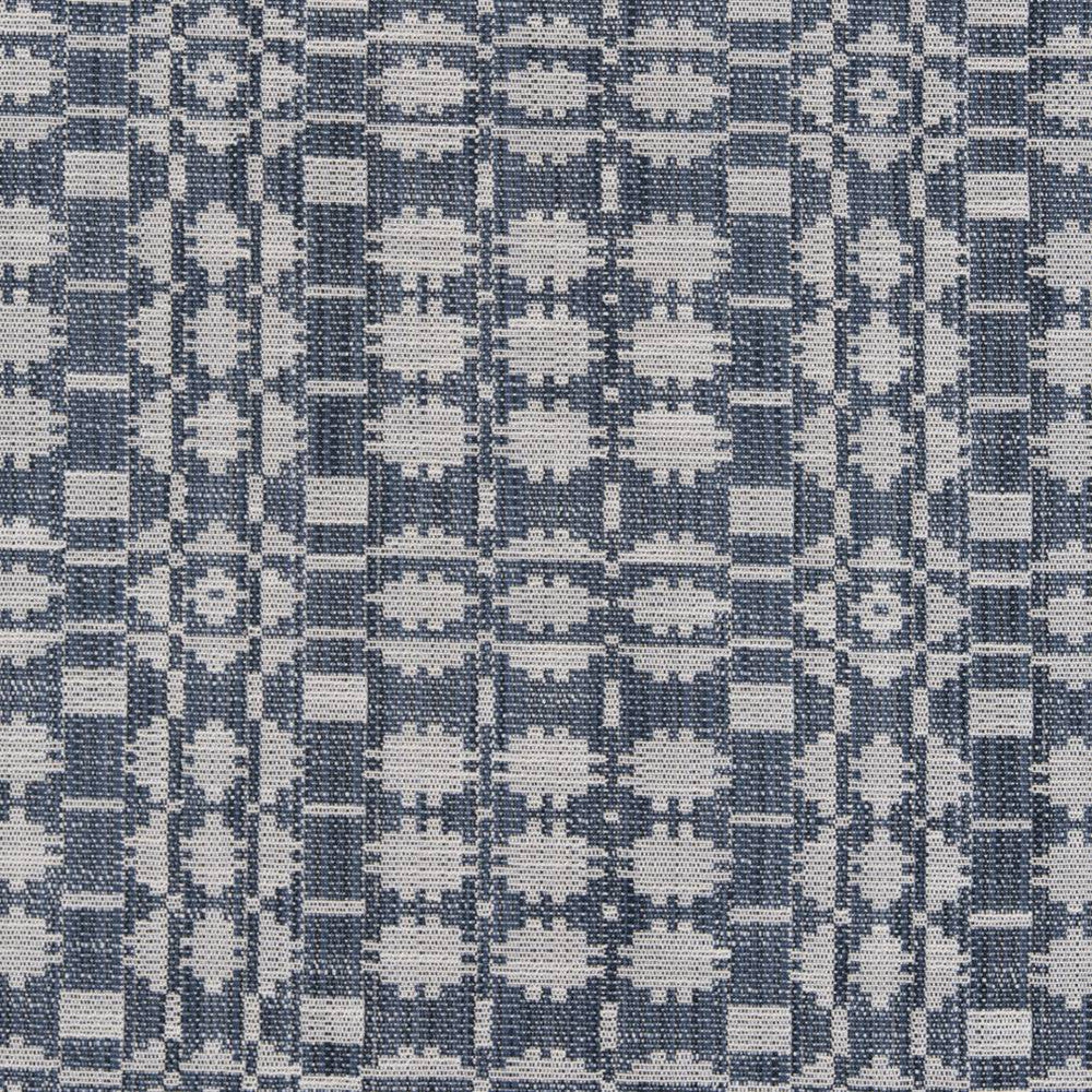 CB900-38 by Charlotte Designer Fabric Shades of Indigo 84% Polyester, 17% Cotton Made In USA Exceeds 66,000 Wyzenbeek Rubs (Heavy Duty) Horizontal 12" x Vertical 9" 54 Inches - Swanky Fabrics -