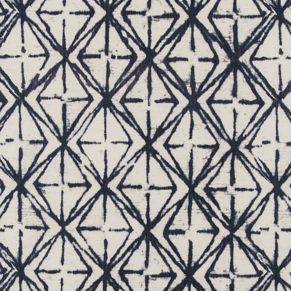 CB900-76 by Charlotte Designer Fabric Shades of Navy 100% Cotton India Exceeds 30,000 Wyzenbeek Rubs </p><p>Repeat: Horizontal 27" x Vertical 27" 54 Inches - Swanky Fabrics -