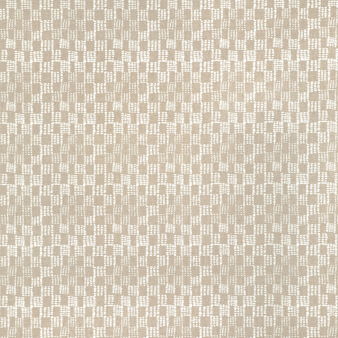 Caroline Cecil Textiles Fabric Beck - White/Natural