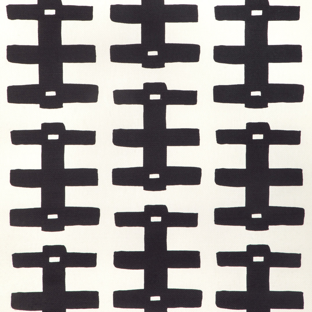 Caroline Cecil Textiles Fabric Bridge - Black/Oyster