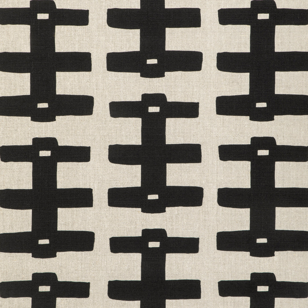 Caroline Cecil Textiles Fabric Bridge - Black/Natural