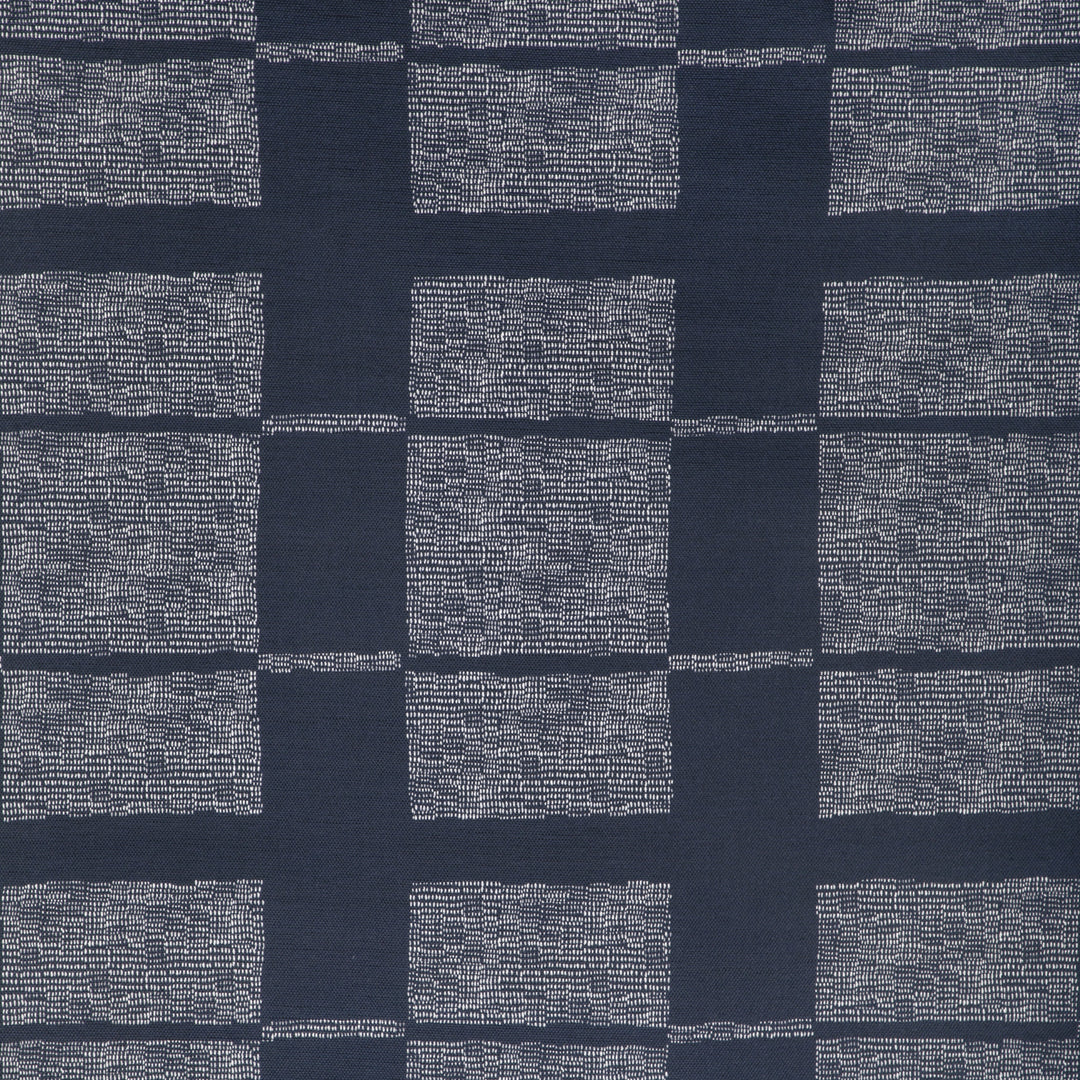 Caroline Cecil Textiles Fabric Reed - Dark Navy/Oyster