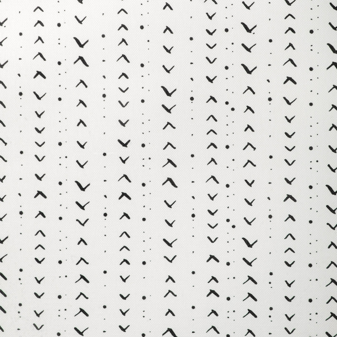 Caroline Cecil Textiles Fabric Titik - Black/Oyster