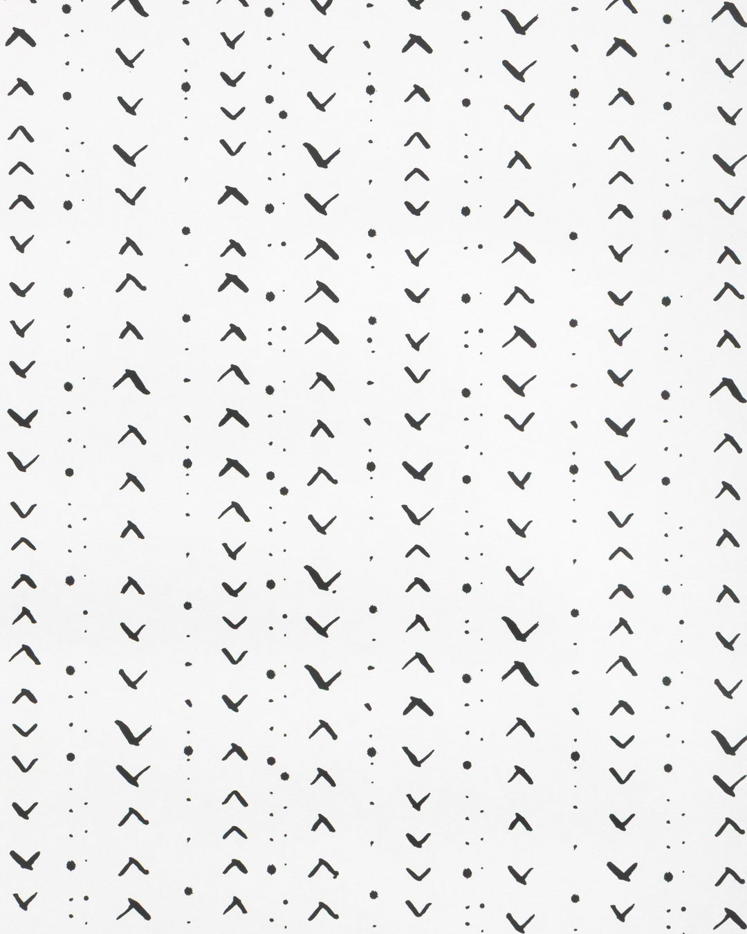 Caroline Cecil Textiles Wallcovering Black