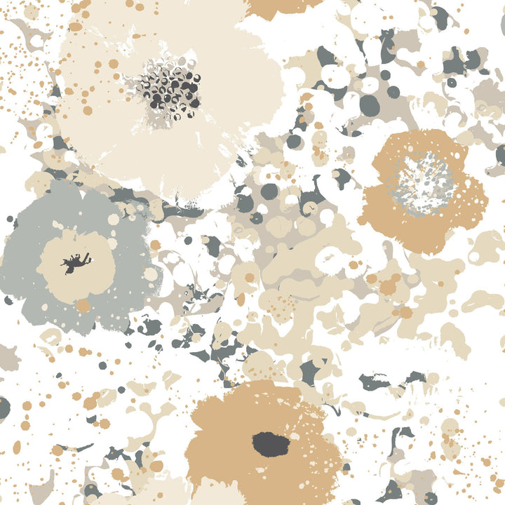 Spontaneity Metallic Wallpaper by Inspired by Color Designer