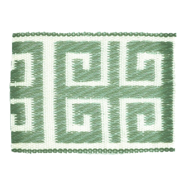 Cecelia 2 Seaspray by Stout Designer Trim MOONDUST TRIM 50%SVI 50%LIN CHINA Horizontal: 0 and Vertical: 0 2.25 in - Swanky Fabrics -