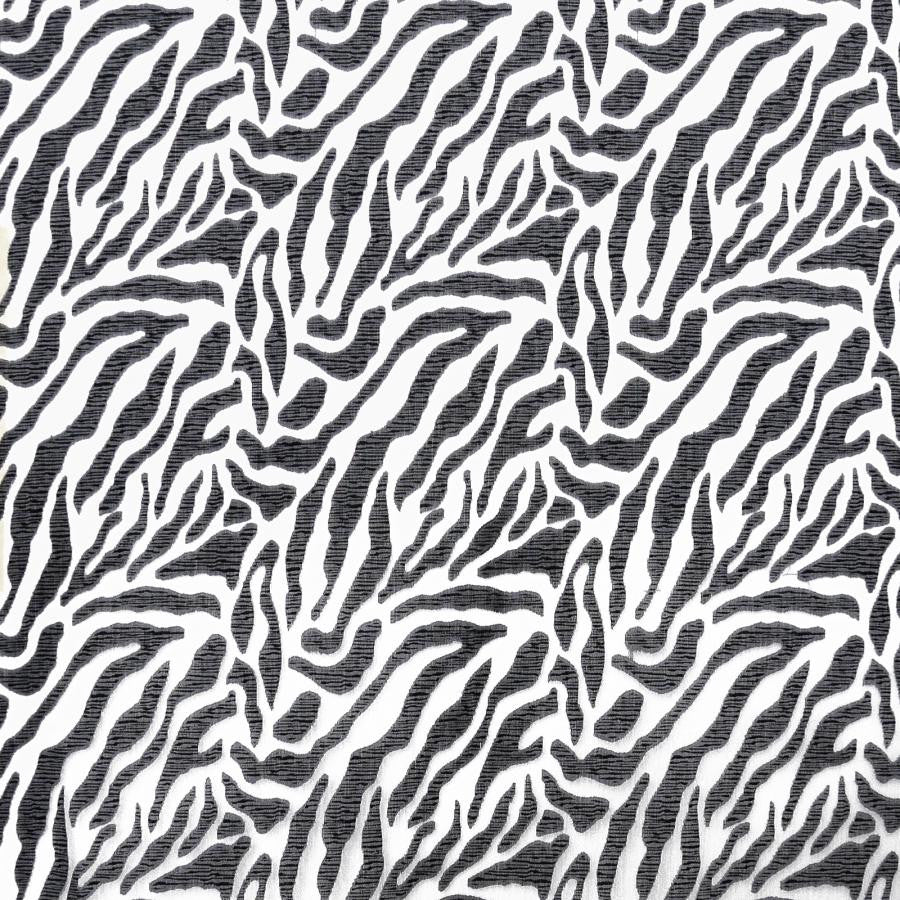 Chow # 66 Khan by Maxwell Designer Fabric Sheer Style 100% POLYESTER TURKEY V-11.6"H-12" 126" - Swanky Fabrics -
