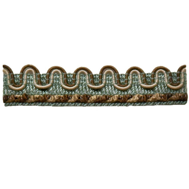 Cervantes 5 Seaglass by Stout Designer Trim AMBIANCE TRIM 67%SVI 18%POL 15%COT CHINA </p><p>Repeat: 0 0.5 in - Swanky Fabrics -