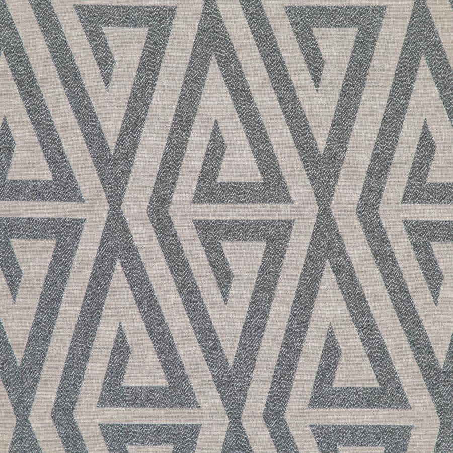 Chagall # 601 Onyx by Maxwell Designer Fabric Wide Width Drapery 71% POLYESTER/29% COTTON INDIA V-13.6"H-7" 120.5" - Swanky Fabrics -