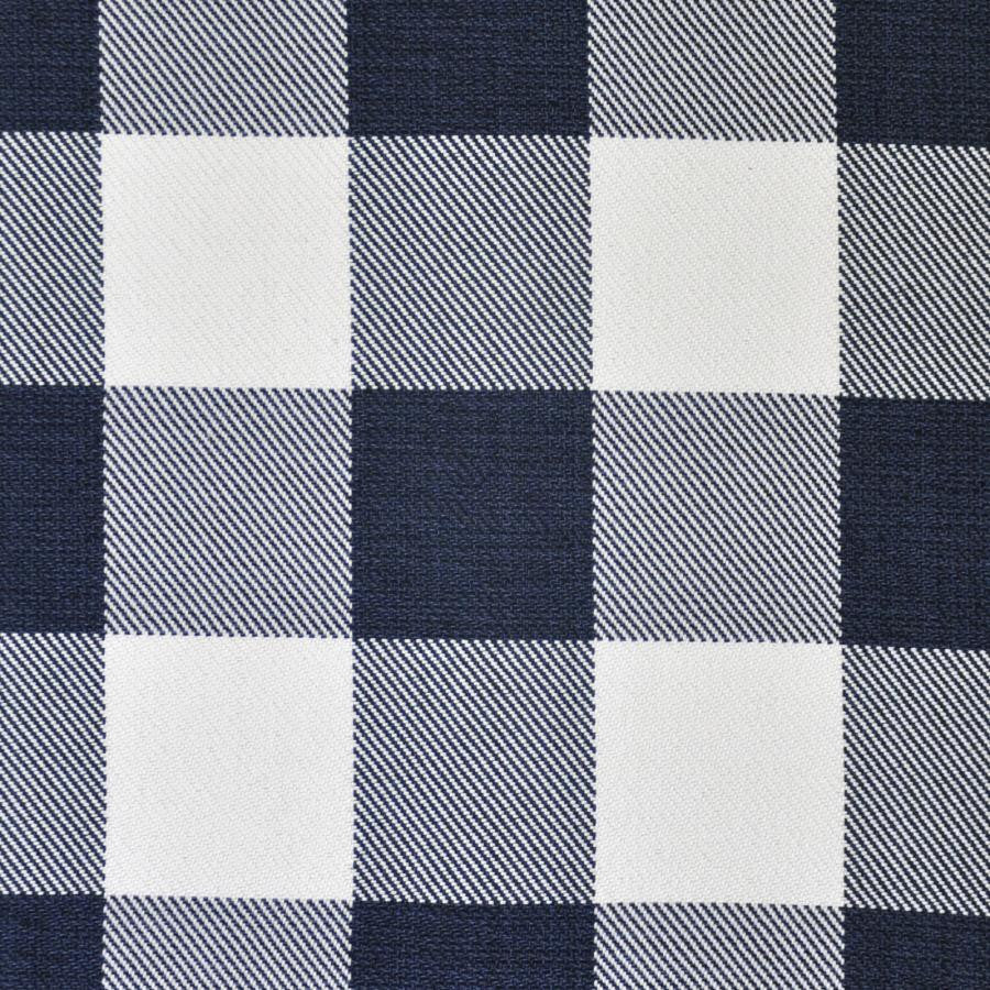 Cube Route # 515 Marina by Maxwell Designer Fabric Stripes & Checks 100% COTTON INDIA V&H- 6.75" 54" - Swanky Fabrics -