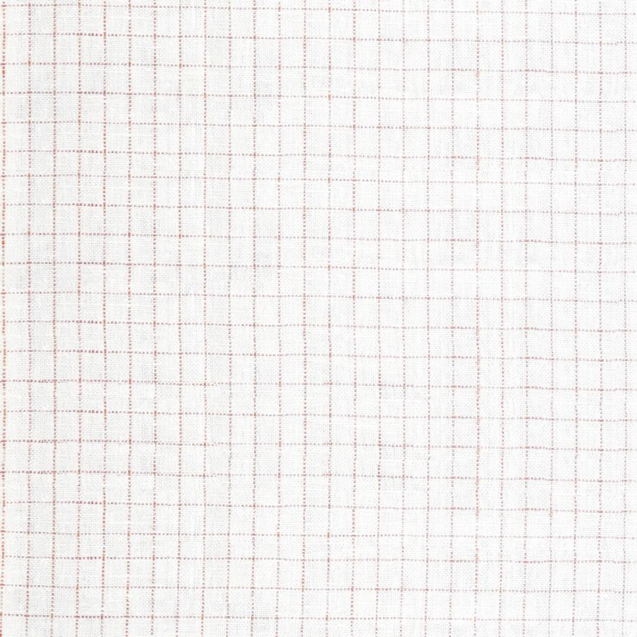 Crossword # 532 Jam by Maxwell Designer Fabric Stripes & Checks 100% LINEN INDIA V&H-0.5" 54" - Swanky Fabrics -