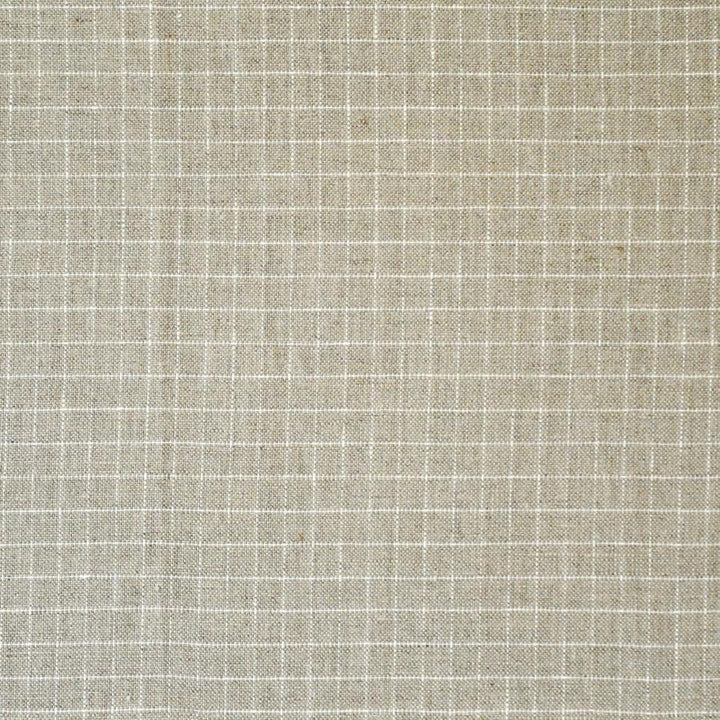 Crossword # 549 Fir by Maxwell Designer Fabric Stripes & Checks 100% LINEN INDIA V&H-0.5" 54" - Swanky Fabrics -