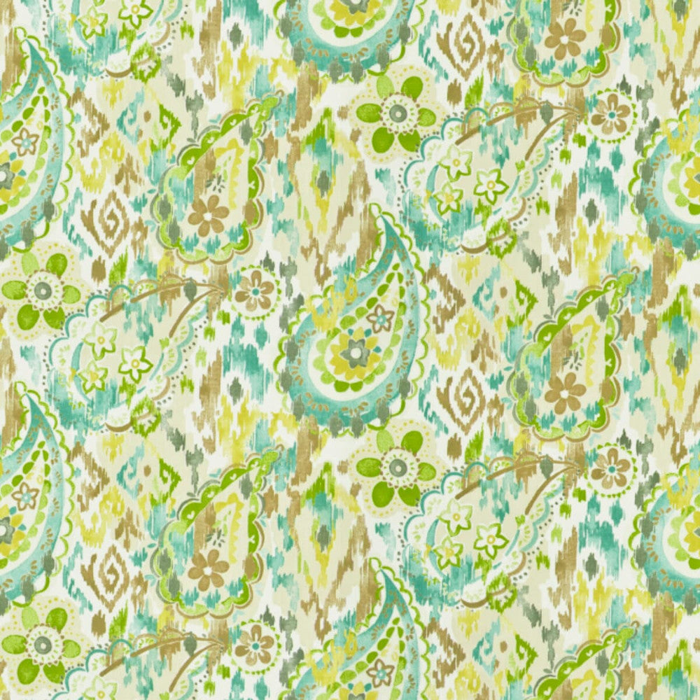Chacha 2 Bahama by Stout Designer Fabric RAINBOW LIBRARY SPA/TEAL 100%COT PAKISTAN FLAME RETARDANT-U.F.A.C. CLASS 1 WYZENBEEK 30 000 DOUBLE RUB WEAR TEST (HEAVY DUTY) </p><p>Repeat: 13.5 54 in - Swanky Fabrics -