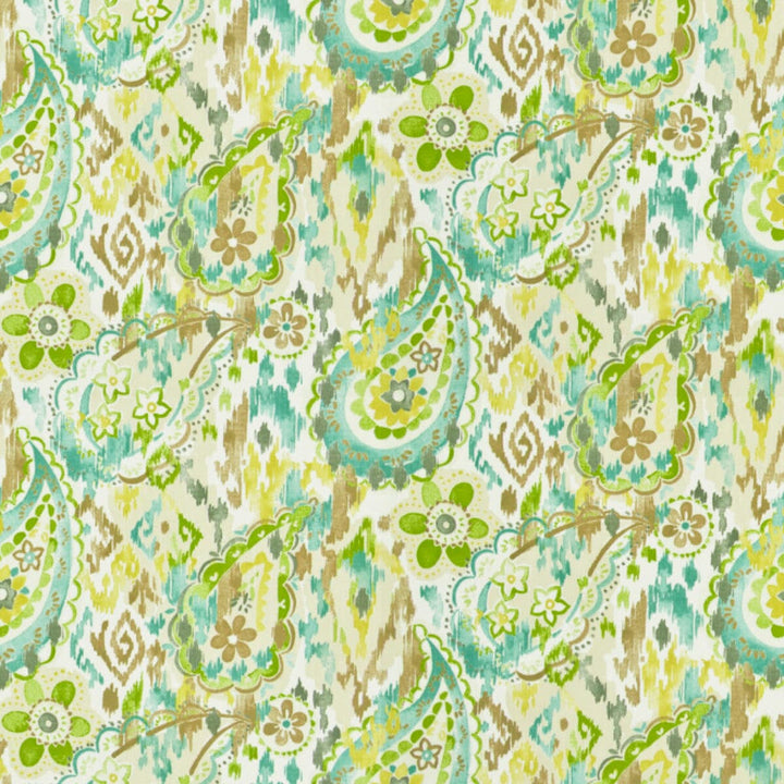 Chacha 2 Bahama by Stout Designer Fabric Rainbow Library Spa/Teal 100% Cotton PAKISTAN FLAME RETARDANT-U.F.A.C. CLASS 1 (OR A) WYZENBEEK 30 000 DOUBLE RUB WEAR TEST (HEAVY DUTY) Horizontal: 27 and Vertical: 13.5 54 in - Swanky Fabrics -