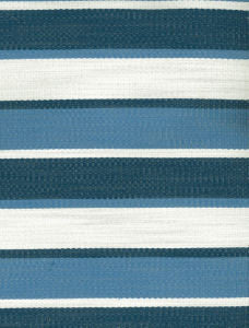 Charleston Indigo by Norbar Designer Fabric SOLEIL 100% POLYESTER USA 5"V 54 - Swanky Fabrics -
