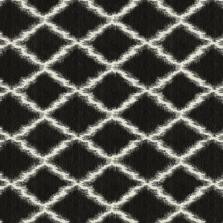 Georgia 9009 Onyx by ABBEYSHEA Designer Fabric N/A 100% Polyester China </p><p>Repeat: Horizontal: and Vertical: 57" (144 cm) - Swanky Fabrics -