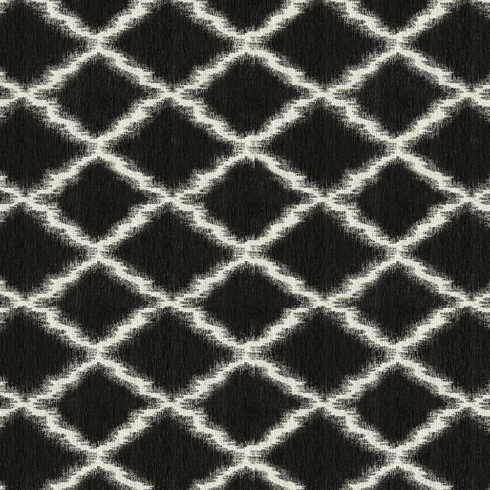 Georgia 9009 Onyx by ABBEYSHEA Designer Fabric N/A 100% Polyester China </p><p>Repeat: Horizontal: and Vertical: 57" (144 cm) - Swanky Fabrics -