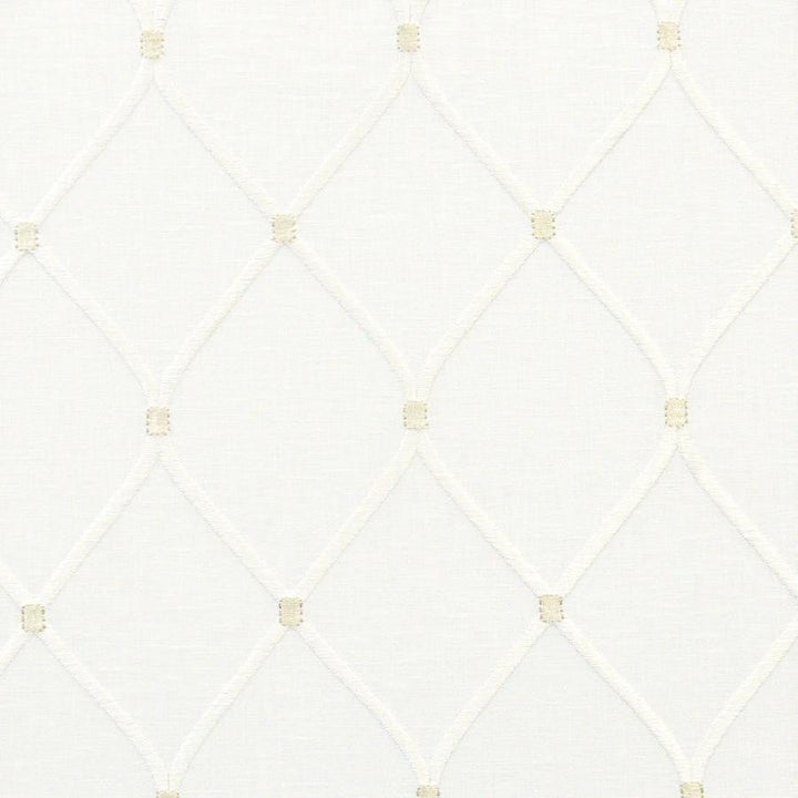 Cleat # 229 Ivory by Maxwell Designer Fabric Color Theory-Vol.Vi Alabaster 52% COTTON/25% RAYON/18% POLYESTER/5% LINEN INDIA V-6"H-3.75" 54"EMB.52" - Swanky Fabrics -