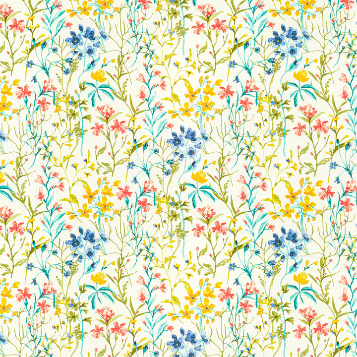 Chianti 1 Springtime by Stout Designer Fabric COMFORTABLE LIVING ALOE/FERN 100%COT SPAIN FLAME RETARDANT-N.F.P.A. 701 SMALL SCALE Horizontal: 13.500 and Vertical: 27.000 54 in - Swanky Fabrics -
