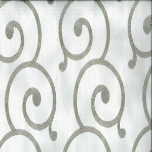 Chip Grey by Norbar Designer Fabric 80% COTTON 20% VISCOSE RAYON INDIA 7 3/4"V 12 3/4"H 51 - Swanky Fabrics -