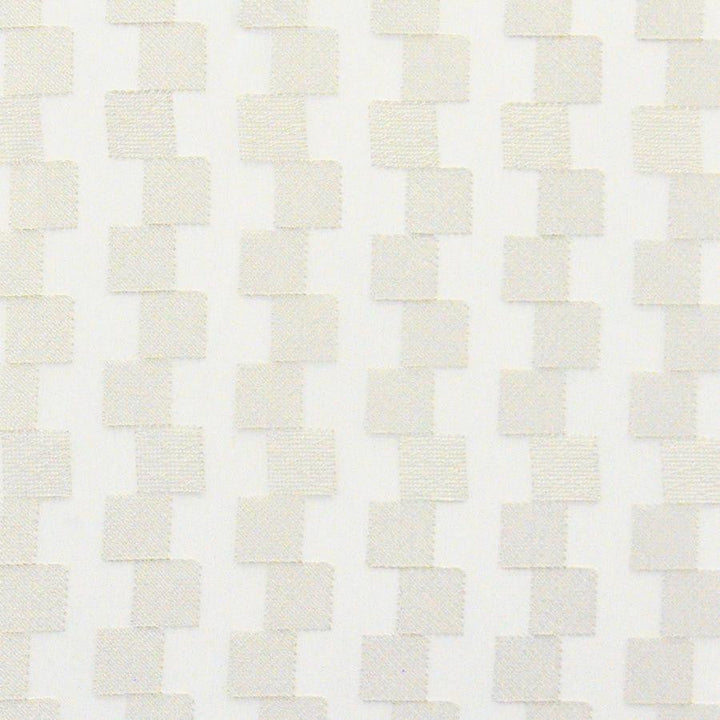 Crete # 522 Alloy by Maxwell Designer Fabric Sheer Paths 100% POLYESTER TURKEY V-2" H-2" 118" EMB. WIDTH 110" - Swanky Fabrics -