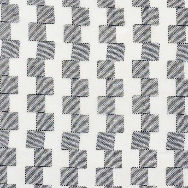 Crete # 544 Chess by Maxwell Designer Fabric Sheer Paths 100% POLYESTER TURKEY V-2" H-2" 118" EMB. WIDTH 110" - Swanky Fabrics -